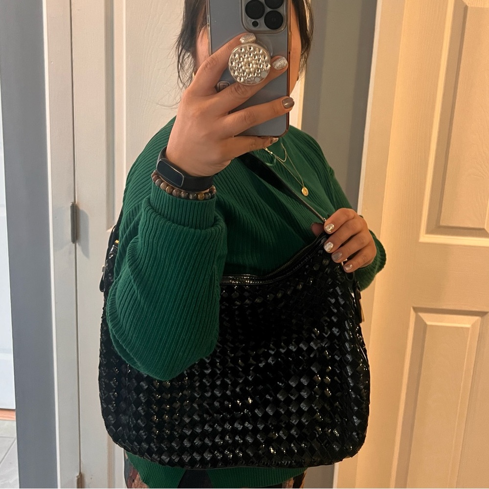 Cole Haan woven shoulder bag